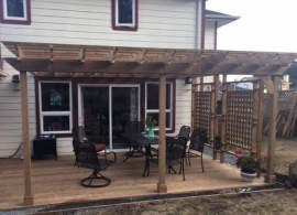 gallery/deck and pergola